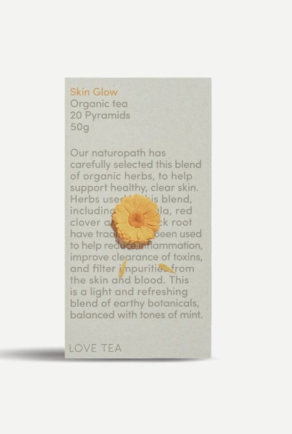 Love Tea Skin Glow Tea boxed