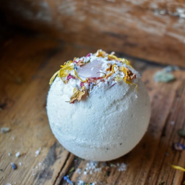 Rose geranium bathbomb